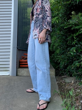 「STYLENANDA（スタイルナンダ）のアイテム（アクセサリー）」を使った、YUKIさん（レディース・159cm）の夏コーディネート