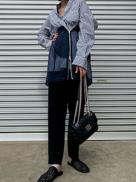 「STYLENANDA（スタイルナンダ）のアイテム（アクセサリー）」を使った、YUKIさん（レディース・159cm）の夏コーディネート
