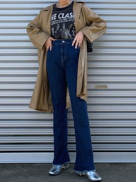 「STYLENANDA（スタイルナンダ）のアイテム（アクセサリー）」を使った、YUKIさん（レディース・159cm）の秋コーディネート