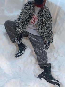 「STYLENANDA（スタイルナンダ）のアイテム（ジャケット/アウター）」を使った、YUKIさん（レディース・159cm）の冬コーディネート