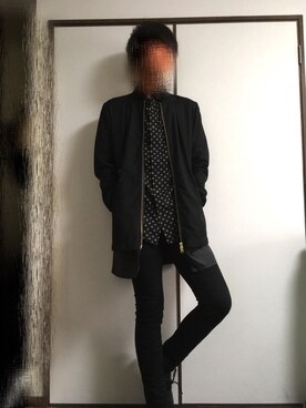 「DETAILS（ディテールズ）のアイテム（ブルゾン）」を使った、るーざさん（メンズ・170cm）の秋コーディネート