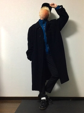 「SHAREEF（シャリーフ）のアイテム（ブルゾン）」を使った、るーざさん（メンズ・170cm）の冬コーディネート