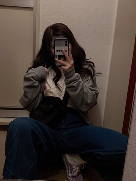 パーカーを使った 韓国ファッション の人気ファッションコーディネート Wear