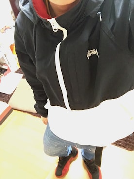 「Jordan」｜「アイテム（その他アウター）」を使った、Yuuさん（メンズ・165cm）の冬コーディネート