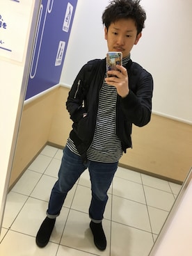 龍也さん(メンズ・170cm)の冬コーディネート