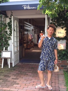 龍也さん（メンズ・170cm）の夏コーディネート