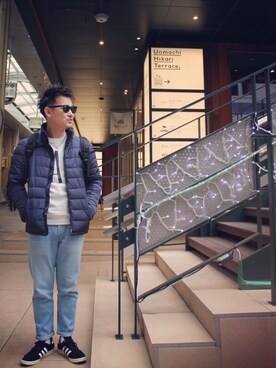 「LuncH（ランチ）のアイテム（その他）」を使った、龍也さん（メンズ・170cm）の冬コーディネート