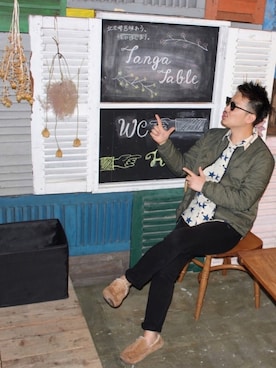 龍也さん(メンズ・170cm)の冬コーディネート