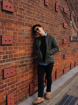 龍也さん(メンズ・170cm)の冬コーディネート