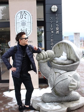 龍也さん(メンズ・170cm)の冬コーディネート