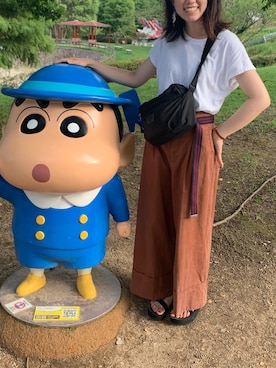 「Teva（テバ）のTeva / プラットフォーム ユニバーサル（サンダル）」を使った、Sakuraさん（レディース・160cm）の秋コーディネート