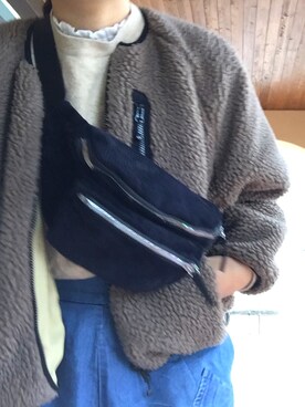 「5（ファイブ）のアイテム（チノパンツ）」を使った、naoさん（レディース・155cm）の冬コーディネート