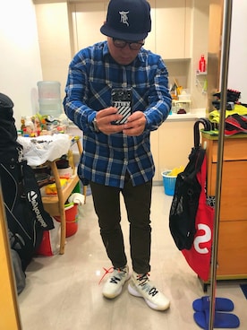 「DSQUARED2（ディースクエアード）のアイテム（その他パンツ）」を使った、go GT 0206さん（メンズ・166cm）の冬コーディネート