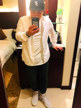 「fog（フォグ）のアイテム（パンツ）」を使った、go GT 0206さん（メンズ・166cm）の冬コーディネート