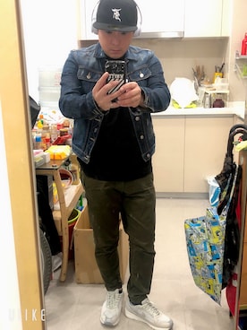 「DSQUARED2（ディースクエアード）のアイテム（ブルゾン）」を使った、go GT 0206さん（メンズ・166cm）の秋コーディネート