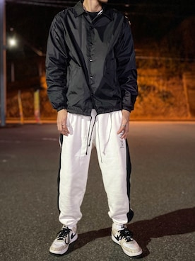 「スウエット」｜「アイテム（その他アウター）」を使った、Yuta Aisoさん（メンズ・180cm）の春コーディネート
