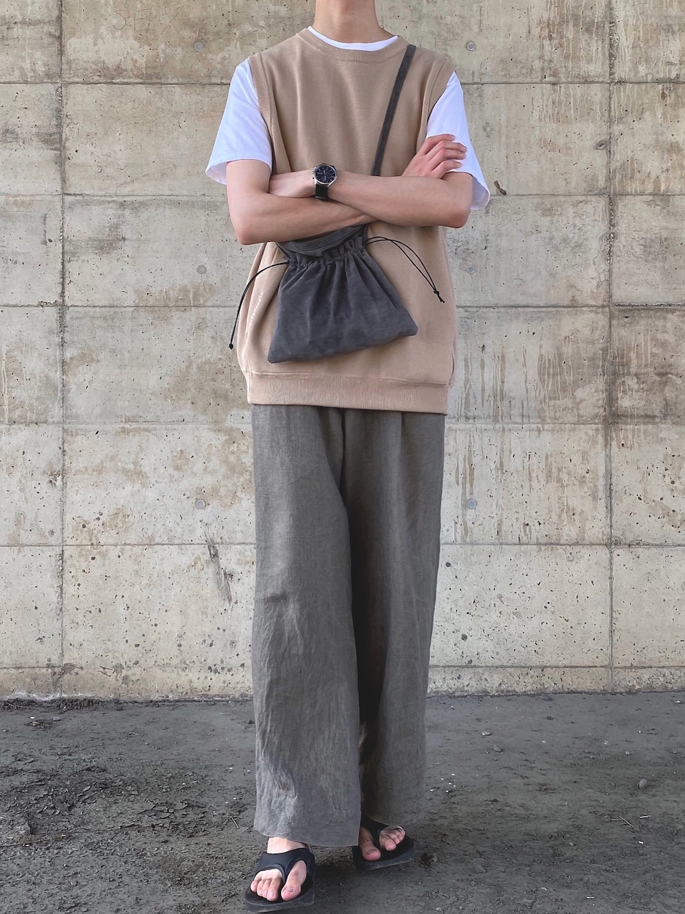 クレプスキュール  ミラノリブベスト crepuscule (クレプスキュール) milanorib vest / ミラノリブベスト