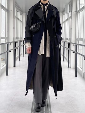 「RANDOM IDENTITIES（ランダムアイデンティティーズ）のアイテム（シューズ）」を使った、ゆうくんさん（メンズ・175cm）の冬コーディネート