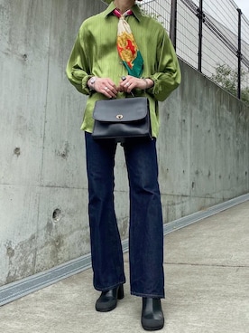 「RANDOM IDENTITIES（ランダムアイデンティティーズ）のアイテム（シューズ）」を使った、ゆうくんさん（メンズ・175cm）の夏コーディネート