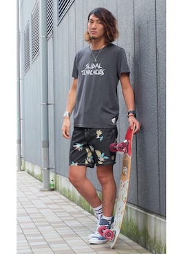 「TCSS（ティーシーエスエス）のアイテム」を使った、Blue in Green  さん（メンズ・185cm）の夏コーディネート