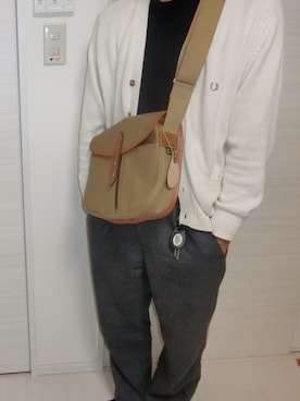 「FRED PERRY（フレッドペリー）のアイテム（カーディガン/ボレロ）」を使った、Rさん（メンズ・171cm）の秋コーディネート