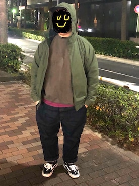 「アイテム（ブルゾン）」を使った、だーさん（メンズ・171cm・30代）の冬コーディネート