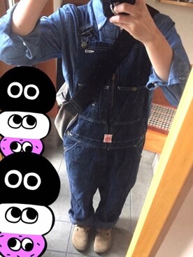 「MHL.」｜「アイテム（オールインワン・サロペット）」を使った、さかもとさん（レディース・157cm）の春コーディネート