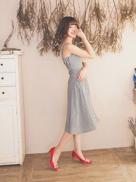 「red」｜「アイテム（その他）」を使った、Gracegift-JPさん（レディース・165cm）の夏コーディネート