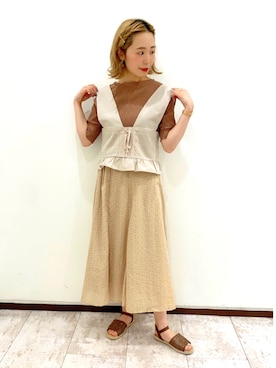 Y u k iさん（レディース・162cm）の夏コーディネート