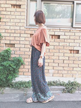 みぃさん(レディース・156cm)の夏コーディネート