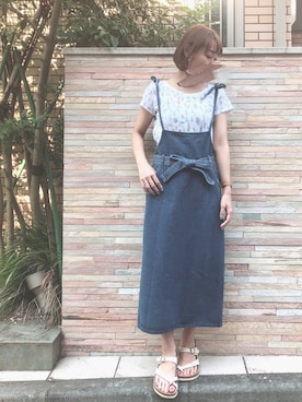 みぃさん(レディース・156cm)の夏コーディネート