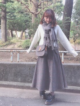 みぃさん（レディース・156cm）の冬コーディネート