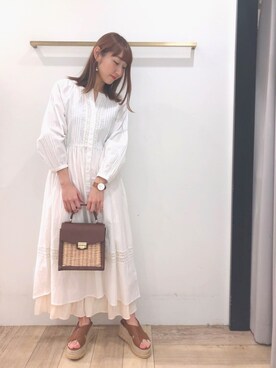 「平成最後のWEARISTAセンバツ」｜「アイテム（腕時計）」を使った、みぃさん（レディース・156cm）の春コーディネート