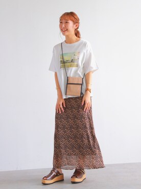 みぃさん(レディース・155cm)の夏コーディネート