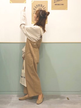 「OZOC（オゾック）のアイテム（その他シューズ）」を使った、みぃさん（レディース・156cm）の秋コーディネート