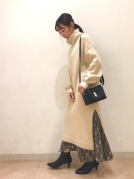 みぃさん（レディース・157cm）の冬コーディネート