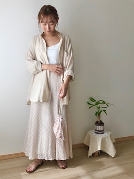 みぃさん（レディース・157cm）の春コーディネート