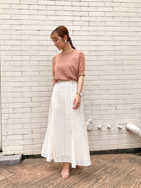 みぃさん（レディース・157cm）の夏コーディネート