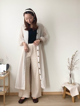 みぃさん（レディース・157cm）の春コーディネート