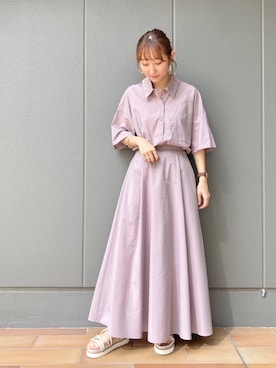 みぃさん（レディース・157cm）の夏コーディネート