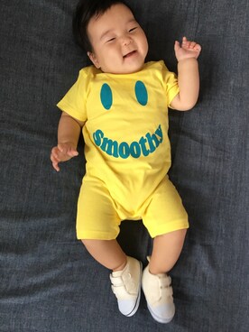 「smoothy」｜「アイテム（その他）」を使った、★sora★さん（キッズ・70cm）の秋コーディネート