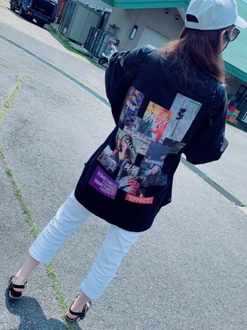 「REALIZE（リアライズ）のアイテム」を使った、ちえさん（レディース・171cm）の夏コーディネート