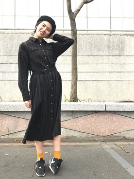 Mimi咪さん（レディース・169cm）の冬コーディネート