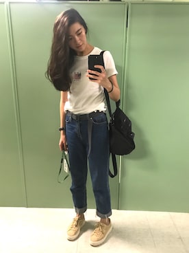 「brandymelville」｜「アイテム（その他シューズ）」を使った、Mimi咪さん（レディース・169cm）の夏コーディネート