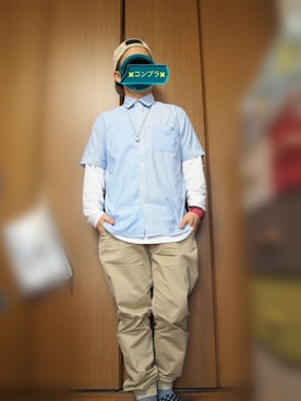 ©︎hiviGさん（メンズ・160cm）の春コーディネート