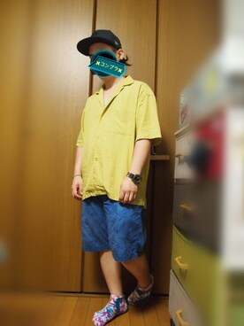 ©︎hiviGさん（メンズ・160cm）の夏コーディネート