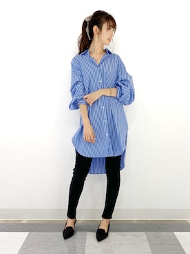 「EDWIN」｜nahoさん（レディース・166cm）の夏コーディネート