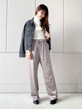 「LEE」｜nahoさん（レディース・166cm）の秋コーディネート