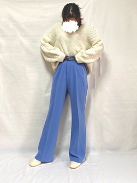 「Decorative（デコラティブ）のアイテム」を使った、Liさん（レディース・146cm）の冬コーディネート