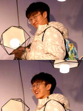 「Dickies（ディッキーズ）のアイテム（ダウンジャケット/コート）」を使った、TututuZheYuさん（メンズ・170cm）の冬コーディネート